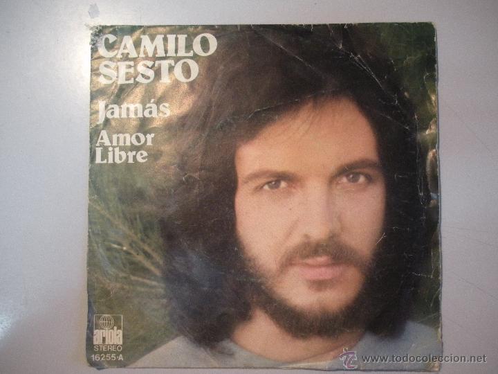 Discos de vinilo: MAGNIFICO SINGLE DE - CAMILO - SESTO - JAMAS - - Foto 1