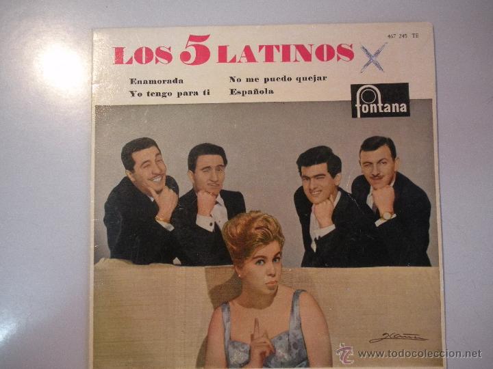 Discos de vinilo: MAGNIFICO SINGLE DE - LOS - 5 - LATINOS - - Foto 1