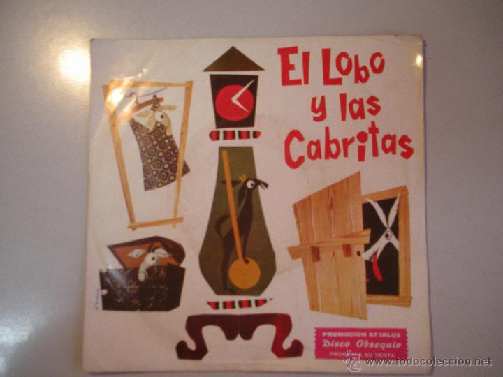 Discos de vinilo: MAGNIFICO SINGLE DE - EL - LOBO - Y - LAS - CABRITAS - - Foto 1