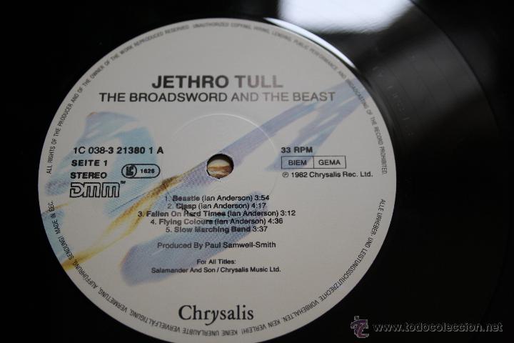 Discos de vinilo: JETHRO TULL, BROADSWORLD,CHRISALIS RECORD,1982, MADE IN EEC, LP - Foto 5