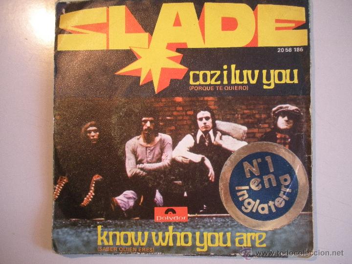 Discos de vinilo: MAGNIFICO SINGLE DE - SLADE - - Foto 1
