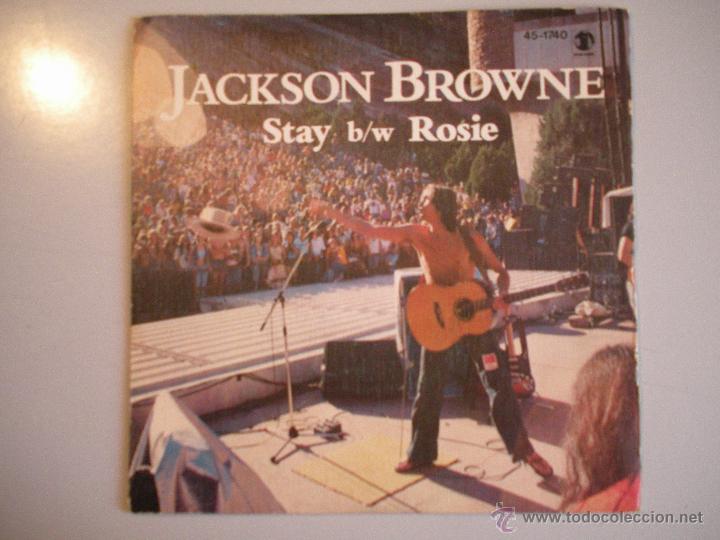 Discos de vinilo: MAGNIFICO SINGLE DE - JACKSON - BROWNE - - Foto 1