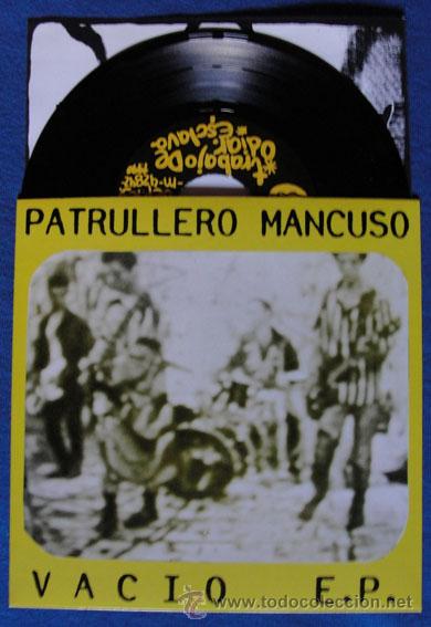Discos de vinilo: PATRULLERO MANCUSO - VACIO EP - Con encarte - Foto 1