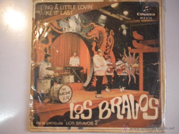 Discos de vinilo: MAGNIFICO SINGLE DE - LOS - BRAVOS - - Foto 1