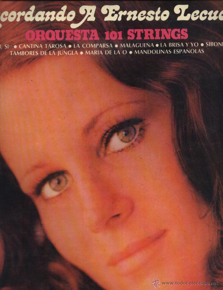 Discos de vinilo: Orquesta 101 Strings - Recordando a Ernesto Lecuona - Foto 1