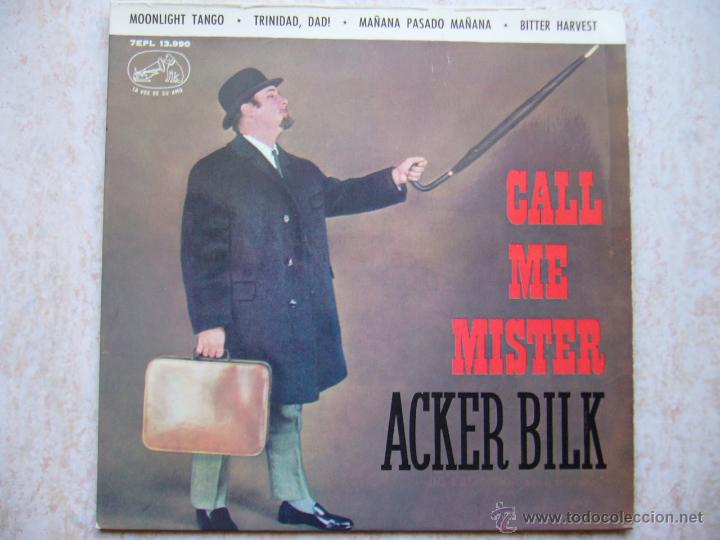 Discos de vinilo: MR. ACKER BILK - MOONLIGHT TANGO +3 - Foto 1