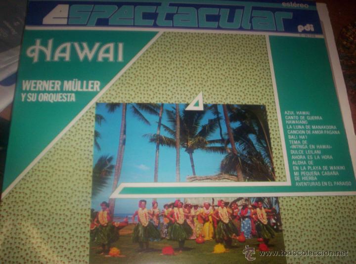 Discos de vinilo: HAWAI - WERNER MULLER Y SU ORQUESTA - 1987 - Foto 1