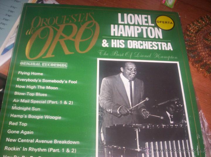 Discos de vinilo: LIONEL HAMPTON & HIS ORCHESTRA - ORQUESTAS DE ORO - Foto 1