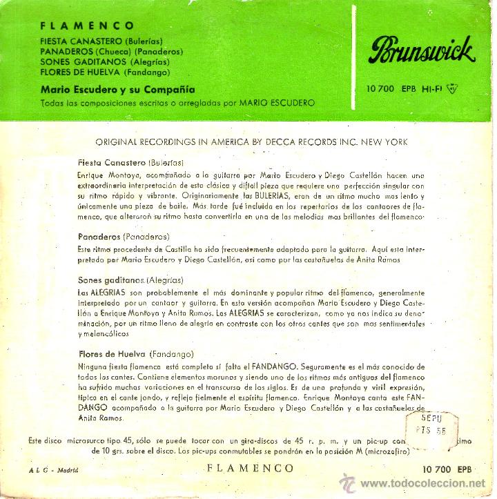 Discos de vinilo: MARIO ESCUDERO - Foto 2