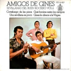 Discos de vinilo: AMIGOS DE GINES SEVILLANAS DEL BUEN ROCIERO VOL 2. Lote 42727088