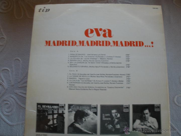 Discos de vinilo: EVA - MADRID, MADRID, MADRID... - Foto 2