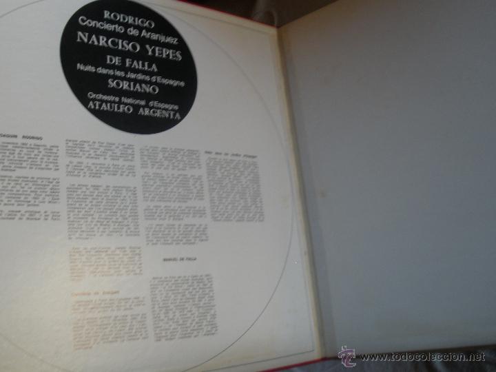 Discos de vinilo: JOAQUIN RODRIGO - CONCIERTO DE ARANJUEZ - Foto 2