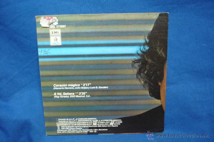 Discos de vinilo: DYANGO - A CORAZ&Oacute;N ABIERTO/A VD. SE&Ntilde;ORA - EMI ODEON - Foto 2