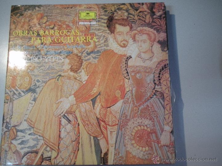 Discos de vinilo: MAGNIFICO LP DE - OBRAS BARROCAS -PARA GUITARRA -