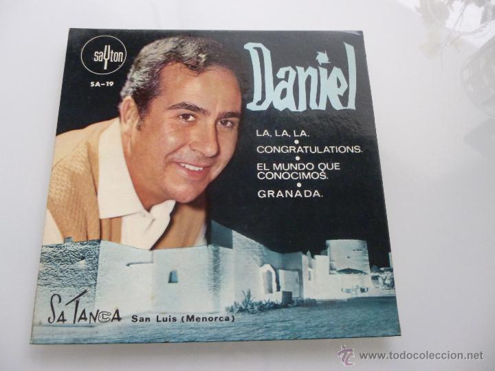 Discos de vinilo: DANIEL - LA , LA , LA +3 EP 1968 - Foto 1