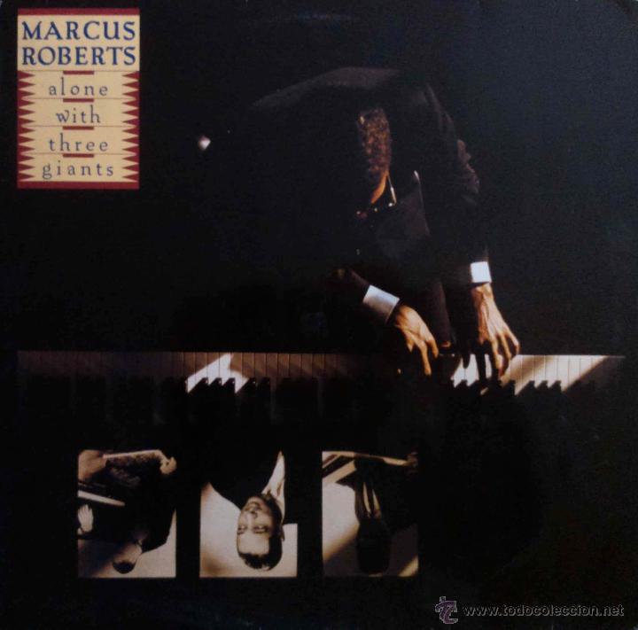 Discos de vinilo: MARCUS ROBERTS, ALONE WITH THREE GIANTS - LP - Foto 1