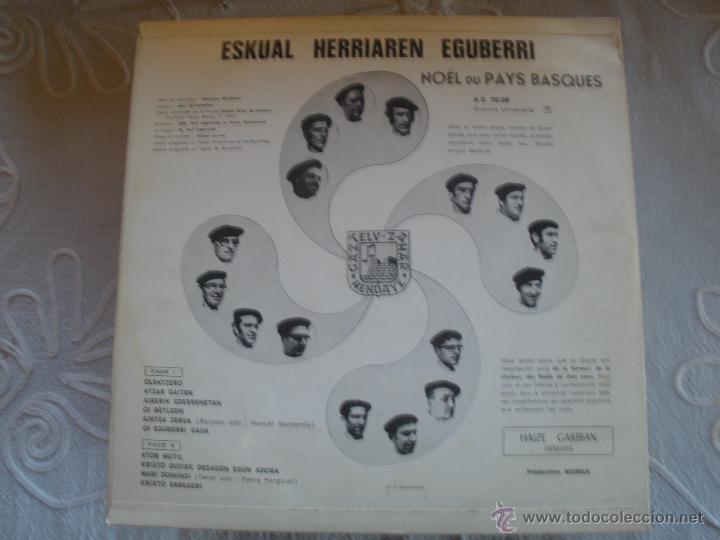 Discos de vinilo: ESKUAL HERRIAREN EGUBERRI - Foto 2