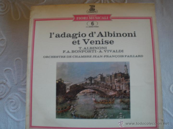 Discos de vinilo: LADAGIO D ALBINONI - Foto 1