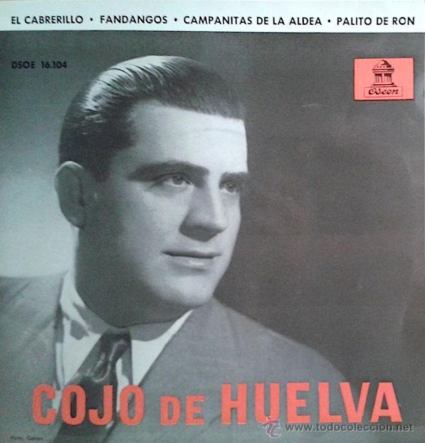 Discos de vinilo: Cojo De Huelva (Odeon) 1958 - Foto 1