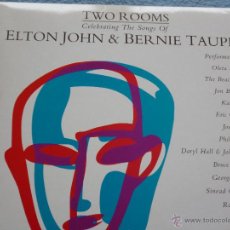 Discos de vinilo: TWO ROOMS(STING,CELEBRATING THE SONGS OF ELTON JHON & BERNIE TAUPIN EDICION ESPAÑOLA DOBLE LP. Lote 365728106