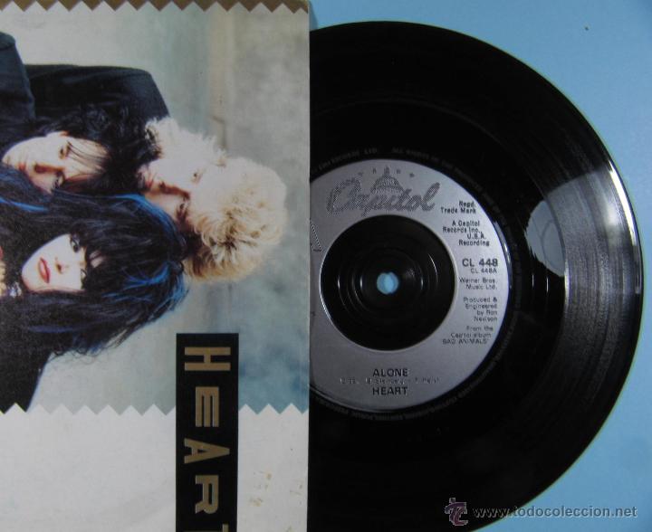 Discos de vinilo: HEART - Alone + Barracuda - Single 1987 - Foto 1
