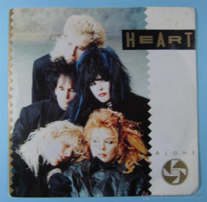 Discos de vinilo: HEART - Alone + Barracuda - Single 1987 - Foto 2