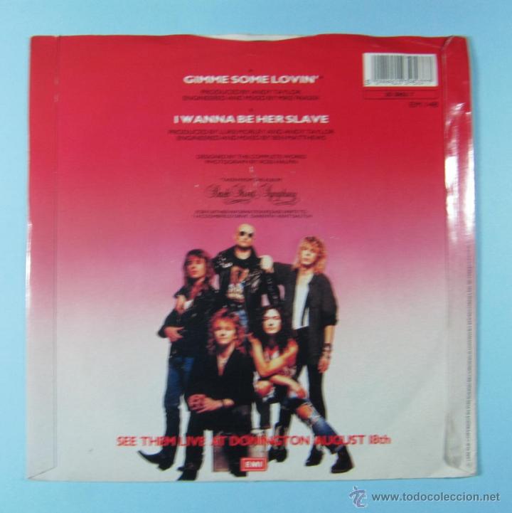 Discos de vinilo: THUNDER - Gimme Some Lovin + 1 tema - Single 1990 - Foto 3