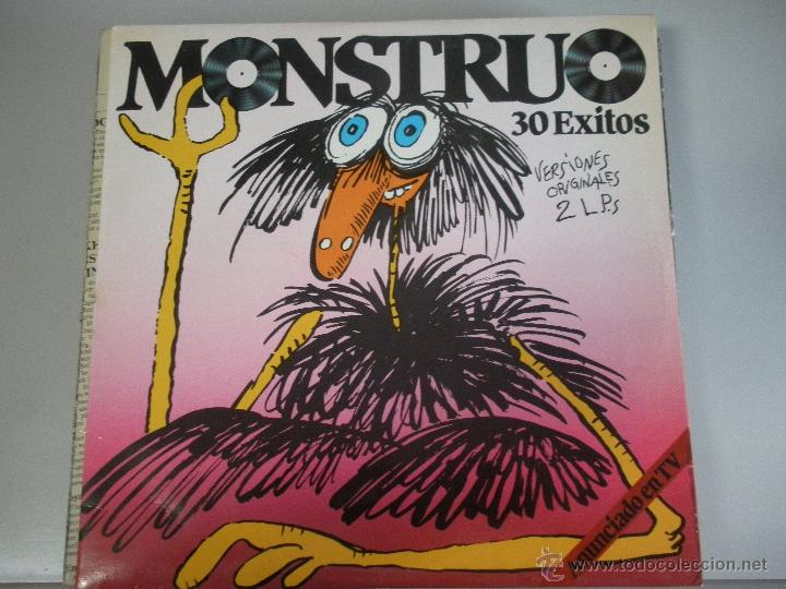 Discos de vinilo: MAGNIFICO DOBLE LP DE - MONSTRUO - 30 EXITOS - - Foto 1
