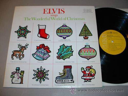 Discos de vinilo: ELVIS PRESLEY / SINGS THE WONDERFUL OF CHRISTMAS 1975 / RARA . EDIT. USA IMPORT !! EXC !!!!