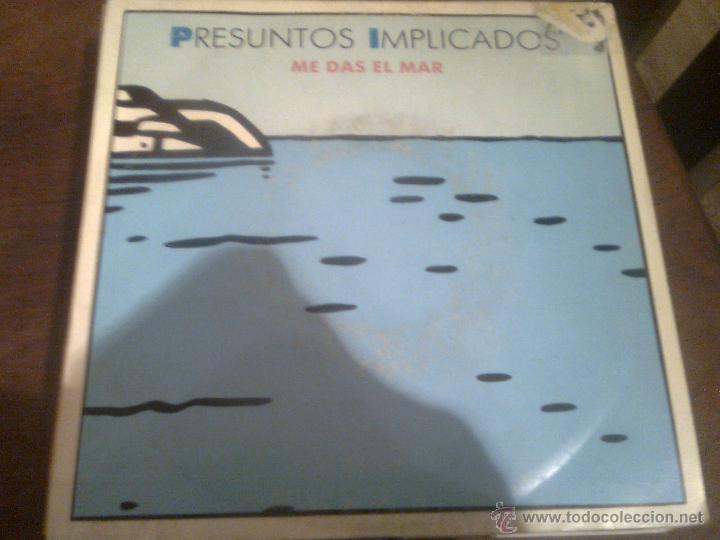 Discos de vinilo: Presuntos Implicados - me das el mar (Wea, 1990) - Foto 1