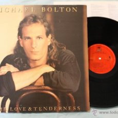 Discos de vinilo: MICHAEL BOLTON TIME LOVE & TENDERNESS LP VINYL SONY 1991 SPAIN