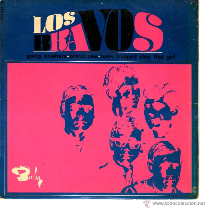 Discos de vinilo: LOS BRAVOS : GOING NOWHERE - Foto 1