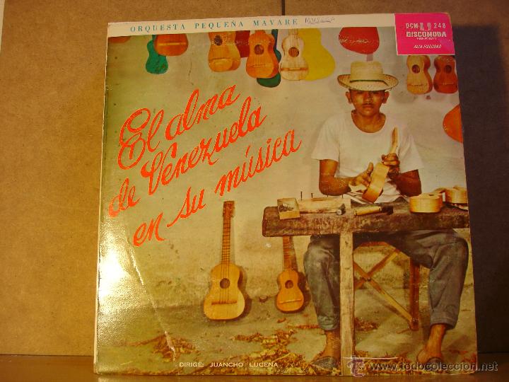 Disques de vinyle: Orquesta Peque&ntilde;a Mavare - El Alma de Venezuela en su Musica - Discomoda DCM-248 - Edicion Venezolana