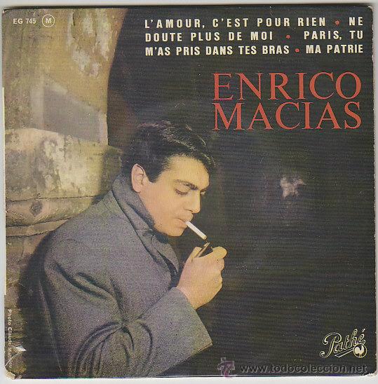 Discos de vinilo: ENRICO MACIAS, Single de EMI, sin fecha - Foto 1