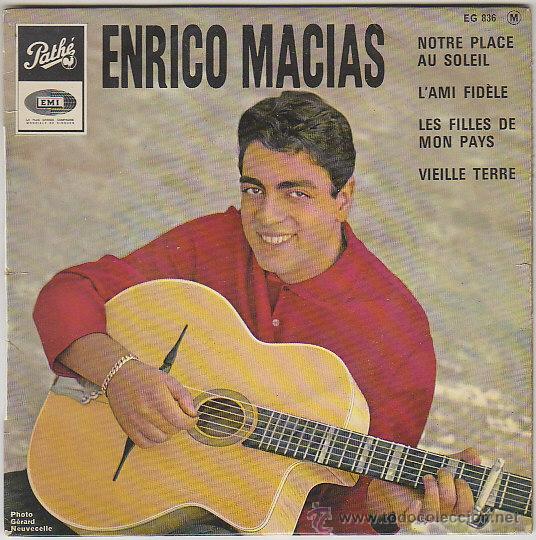 Discos de vinilo: ENRICO MACIAS, Single de EMI, sin fecha - Foto 1