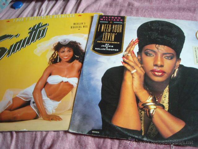 Discos de vinilo: LOTE 9 MAXIS A&Ntilde;OS 80 - Foto 2