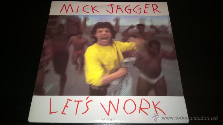 Discos de vinilo: MICK JAGGER - LETS WORK / CATCH AS CATCH CAN - Foto 1