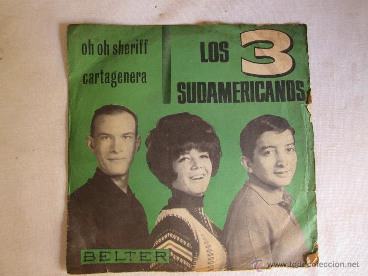 Discos de vinilo: LOS 3 SUDAMERICANOS. - Foto 2