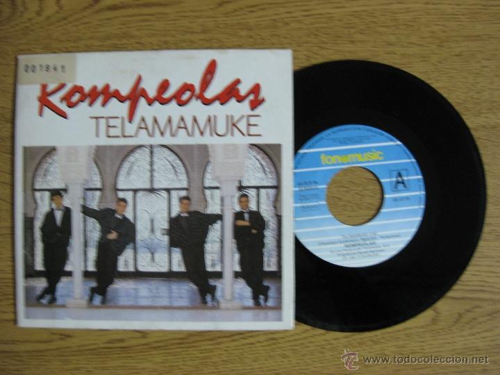 Discos de vinilo: ROMPEOLAS. TELAMAMUKE / NO SALGAS DE MI VIDA  SINGLE - 1991 - Foto 1
