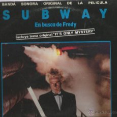 Discos de vinilo: LP ERIC SERRA : SUBWAY , EN BUSCA DE FREDY ( LUC BESSON FILM ) . Lote 42918502