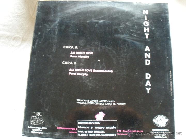 Discos de vinilo: NIGHT AND DAY ALL NIGHT LONG - Foto 2