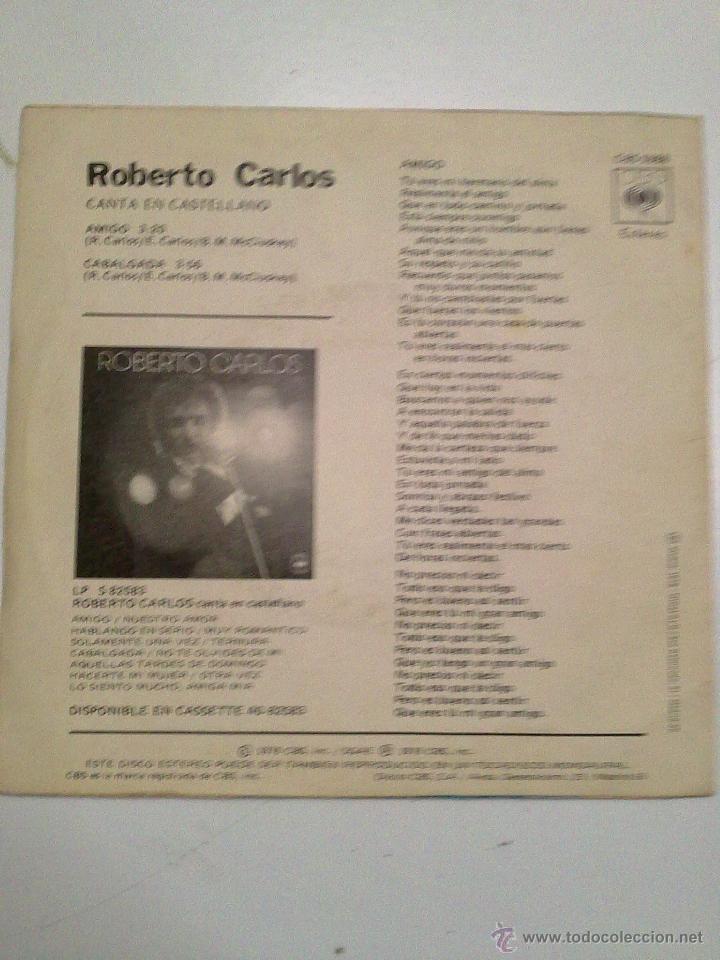 Discos de vinilo: ROBERTO CARLOS - AMIGO - Foto 2