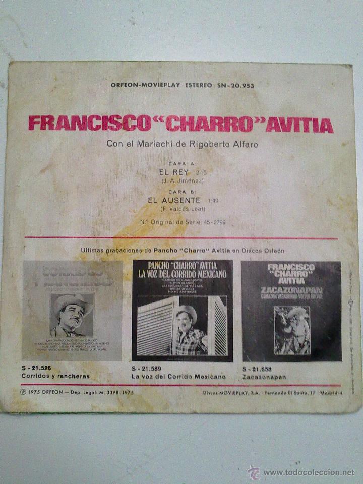 Discos de vinilo: FRANCISCO CHARRO- EL REY - Foto 2