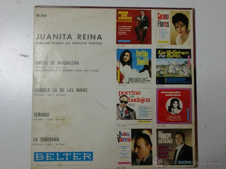 Discos de vinilo: JUANITA REINA - Foto 2
