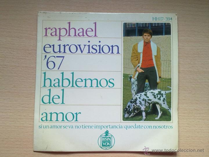 Discos de vinilo: RAPHAEL-EUROVISION 67 - Foto 1