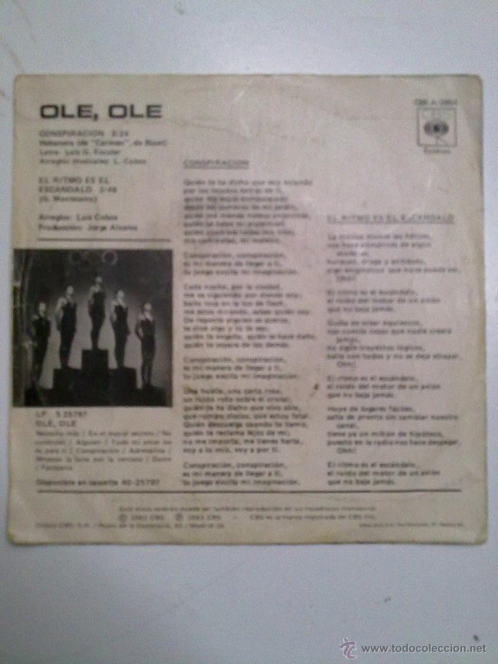 Discos de vinilo: OLE OLE-CONSPIRACION - Foto 2