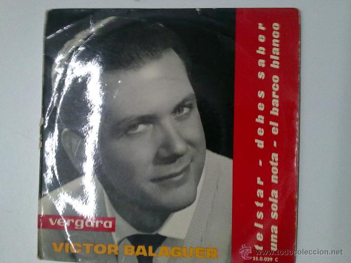Discos de vinilo: VICTOR BALAGUER- TELSTAR - Foto 1