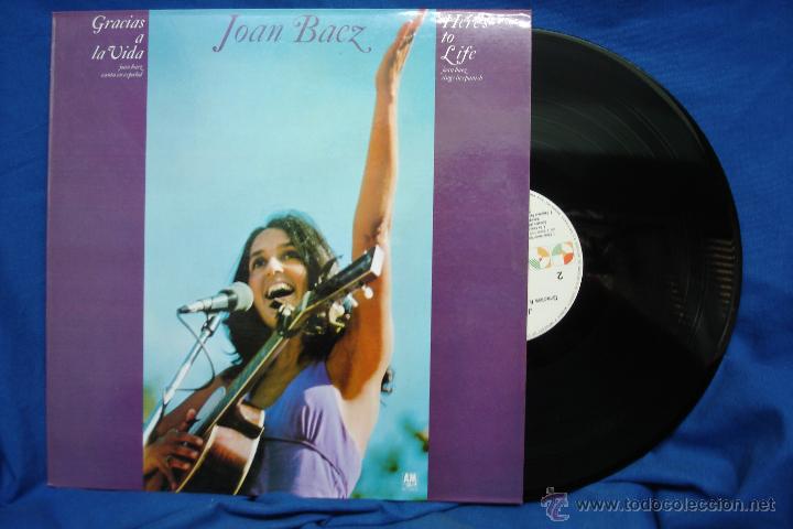 Discos de vinilo: - JOAN BAEZ - GRACIAS A LA VIDA - POLYGRAM 1984 - Foto 1
