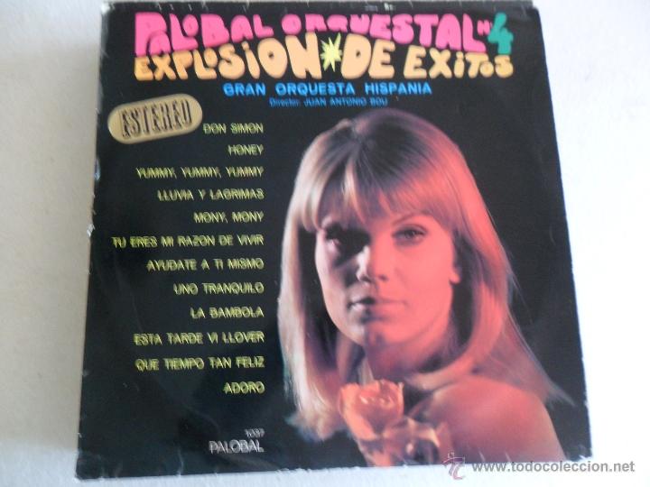 Discos de vinilo: PALOBAL ORQUESTAL - EXPLOSION DE EXITOS VOL 4 1968 - Foto 1