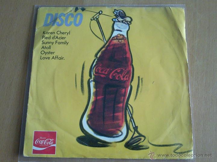 Discos de vinilo: COCA COLA EP FRANCIA MUSICA DISCO - Foto 1